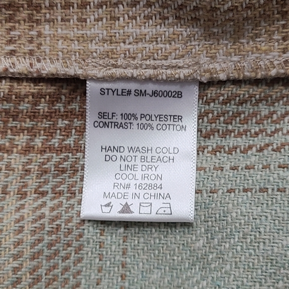 Womens flannel shirt jacket - Picture 8 of 9